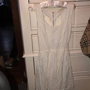 White lace dress